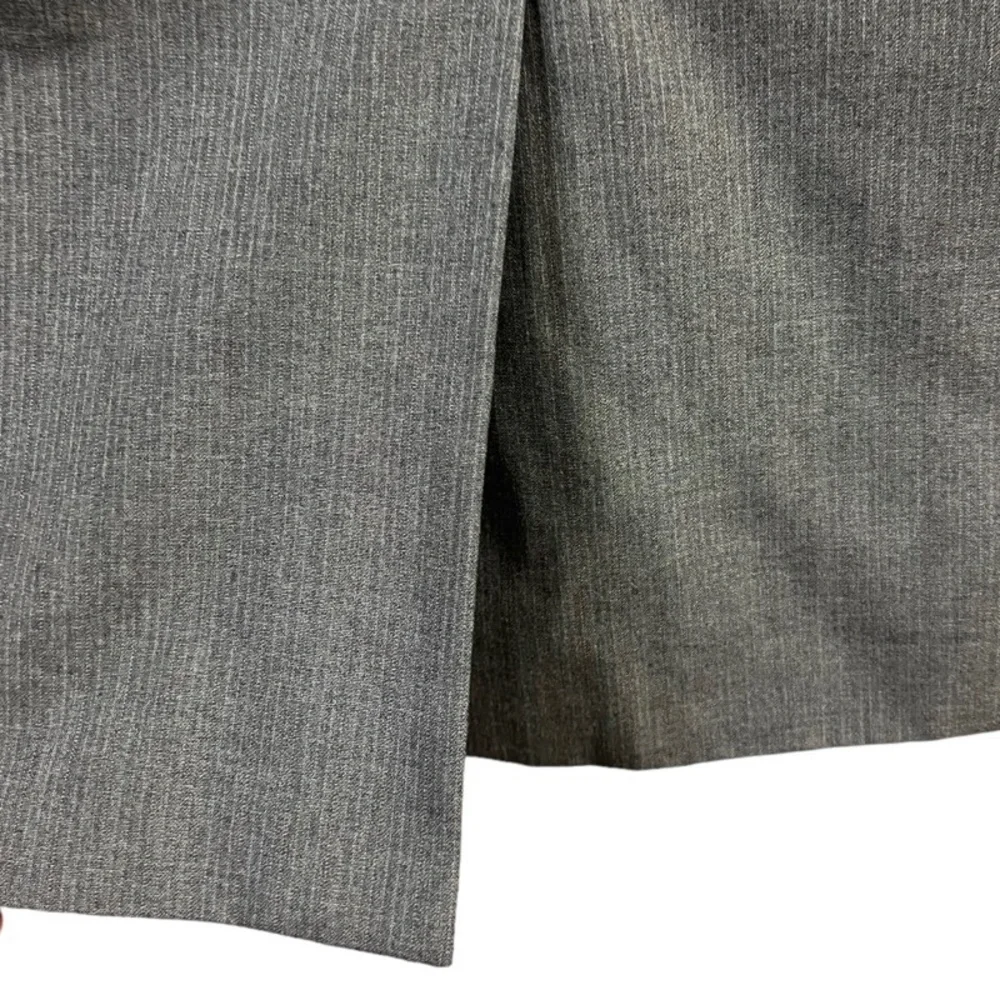 Austin Manor Sport Coat Grey Striped Notch Lapel 2-Button Mens‎ Size 46R Wool